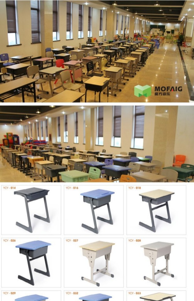 Thương hiệu Yucai mẫu giáo trường tiểu học và trung học cơ sở nâng bàn duy nhất bảng lửa trẻ em bàn học sinh và ghế YCY-049 - Phòng trẻ em / Bàn ghế ban hoc tre em