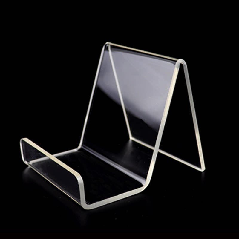 Action power supply shelf transparent acrylic mobile charging exhibition frame U disc memory display remote control mobile phone support