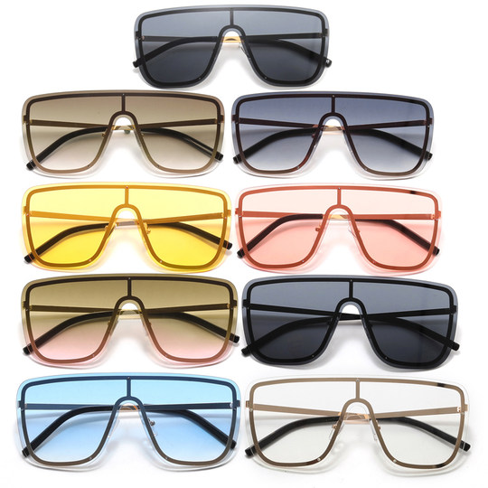 2025 цельные черные солнцезащитные очки в большой оправе для женщин, открывающие ее лицо, маленькие квадратные солнцезащитные очки с защитой от УФ-лучей, высококачественные INS