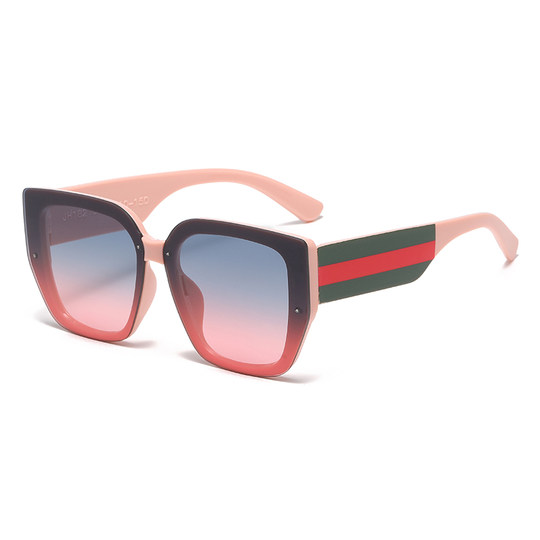 European and American Style Large Frame Sunglasses with a High-End Feel, Make the Face Look Smaller, New Autumn Collection, Trendy Women's Sunglasses for Stylish Outings