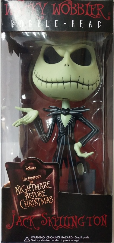 The Nightmare before Christmas, the Weird City Night, the Skeleton Jack Jack, the Car-Mounted Bobblehead Doll Model