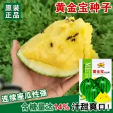 Золотое сокровище семена арбуза зеленая кожа желтое сердце арбуз кожа кожа