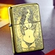 ZIPPO nhẹ hơn vỏ đồng nguyên chất tự làm đồng nguyên chất khắc khắc vỏ tùy chỉnh riêng để gửi tấm đồng nguyên chất lót - Bật lửa