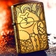 ZIPPO nhẹ hơn vỏ đồng nguyên chất tự làm đồng nguyên chất khắc khắc vỏ tùy chỉnh riêng để gửi tấm đồng nguyên chất lót - Bật lửa shop bật lửa độc lạ