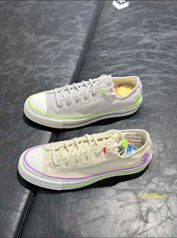 Converse 1970 Crystal-Soled Cartoon Accessories Sports Casual Canvas Shoes A10949C A10950C