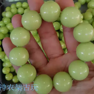 Natural raw stone luminous stone hand fluorite gem Moonstone night Pearl men and women couple bracelet bracelet