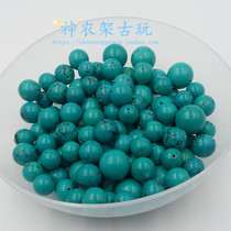 Natural Hubei Raw Mine Green Pine Stone Bulk Pearl Sepal Beads Top Pearl Waist Pearl Calculated Disc Bead Meritless Star Moon Accessories