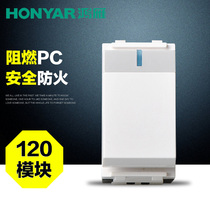 Hongyan 120 type switch socket panel small multi-control module one-third position three-position switch function parts