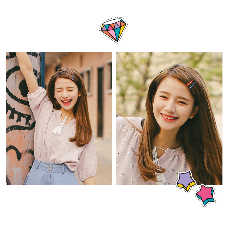 Clip màu kẹo đầu Hàn Quốc clip nữ kẹp tóc người lớn nhỏ kẹp tóc bangs clip đầu clip thẻ subnet đỏ băng đô cài tóc