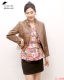 Fashion Sister Boutique 2023 Fashion New Women's Sheepskin Short Jacket Leather ລົດຈັກ 12-420B