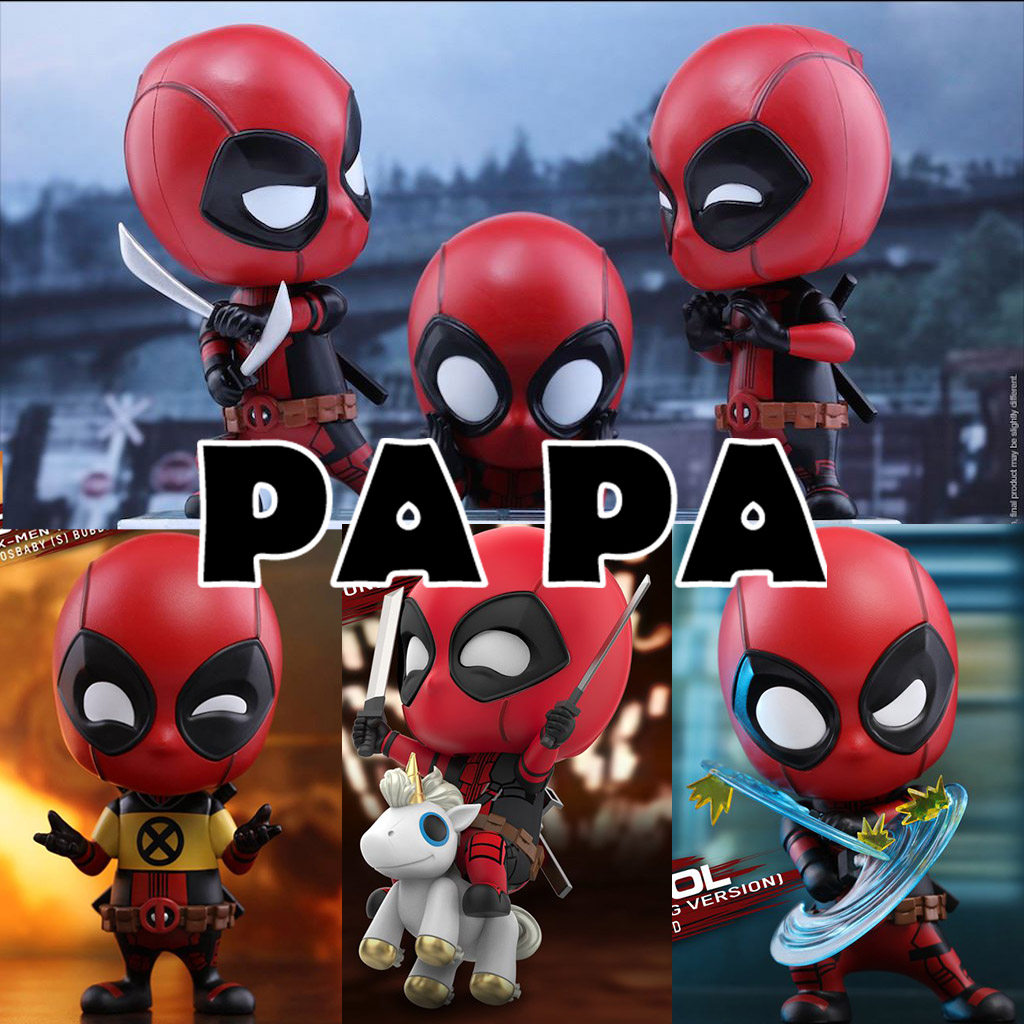 New spot HT Hong Kong hottoys COSBABY cheap Deadpool 1 2 car ornaments