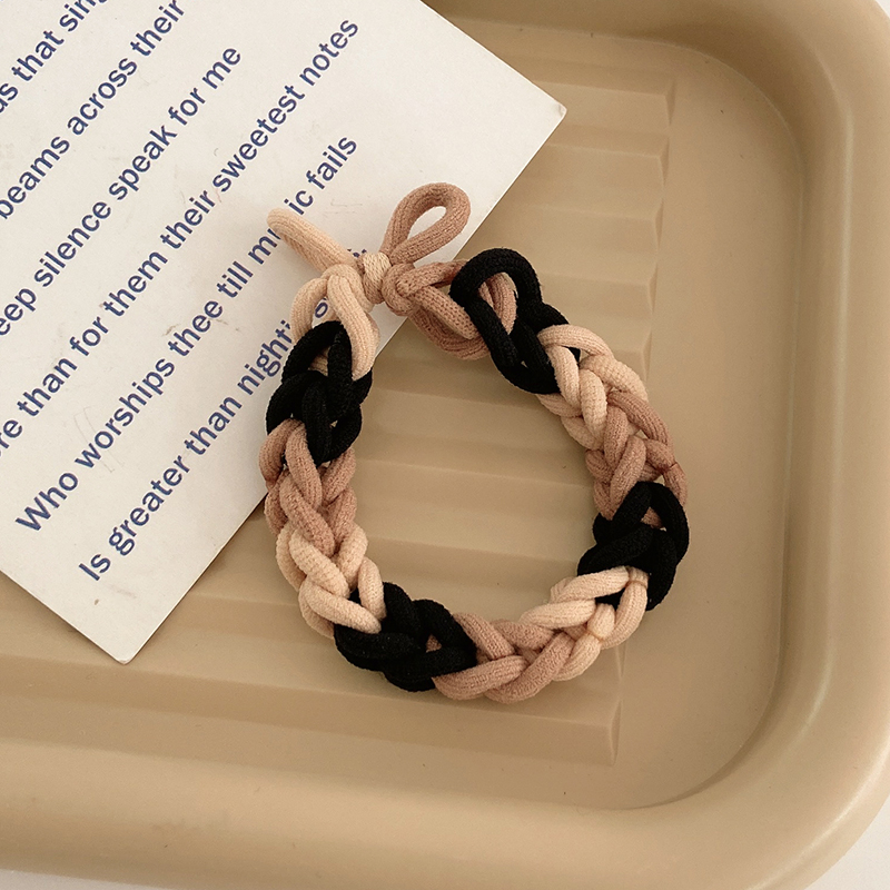 Korean Simple Knotted Chain Winding Braided Rubber Band Hair Scrunchies display picture 4