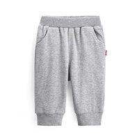 Светлый цветок серый (укороченные брюки)