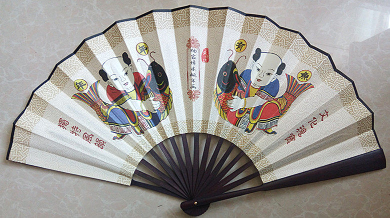 Yang Jiabu annually paints 10 inches fan silk fan fan in China summer men with their hands shaking cool fan