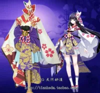 Bộ phận âm dương COS tuyết nữ COS quần áo tuyết Nữ thấy anh đào phong cách COS cosplay nữ kimono tại chỗ áo cosplay