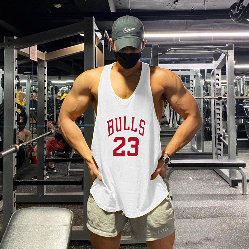 Спортивный жилет для спортзала, футболка без рукавов для тренировок, впитывает пот и запах 