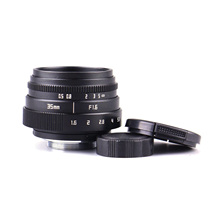 Large aperture lens 35mm F1 6 is suitable for (on) Sony Fuji Canon Panasonic Micro Single Camera Manual