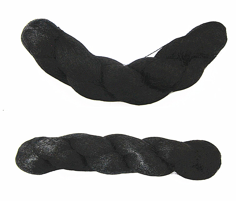 Hairpacked ancient wig black Han clothing styling dish pad hair stage theatre flower long braid hair bun