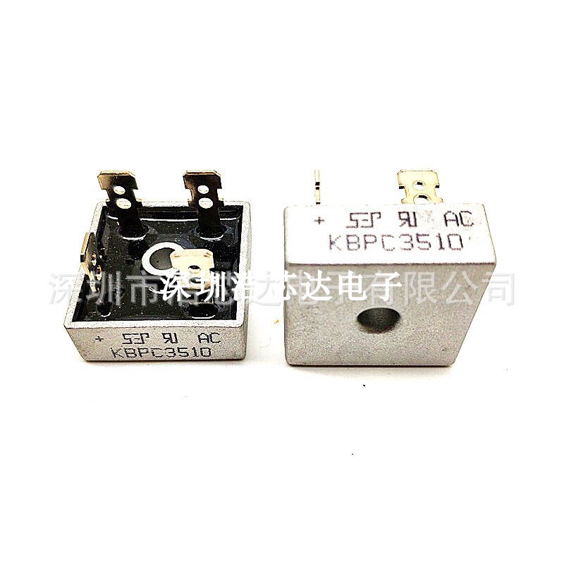 Rectifier bridge stack 3510 KBPC3510 KBPC35-10 35A 1000V 4 foot square bridge rectifier