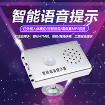 Intelligent voice prompt infrared body sensor Custom sound alarm anti-theft device broadcaster JQ308