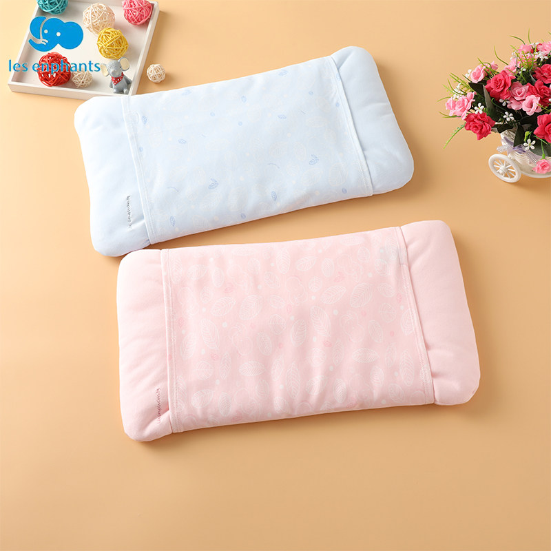 Les Enphants bedding infants and young children cotton pillow male and female baby soft stereotyped pillow 0-6 years old 2020 autumn and winter new