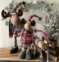 Экспорт иностранной торговли Хвост Рождество Большой телескопический четырехдусых лось, отдел окна