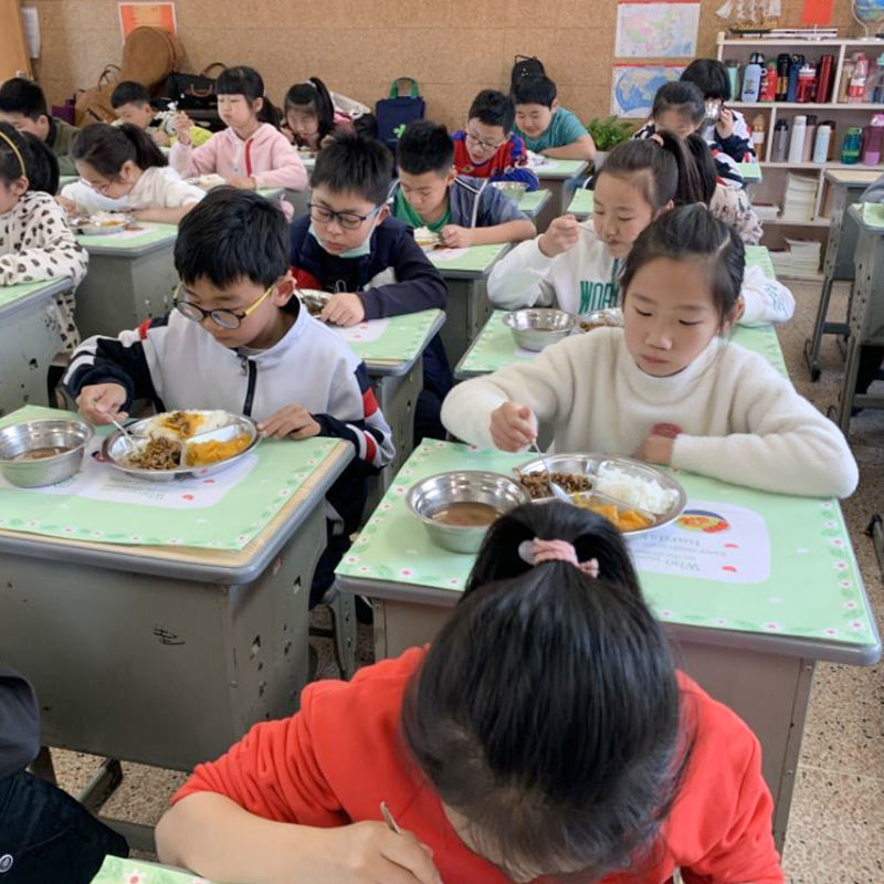 Elementary School Meals Mat Modern Cartoon Children's Desks Cushion Baby Heat Insulation Mat First Grade Table Cloth Waterproof Oil Proof