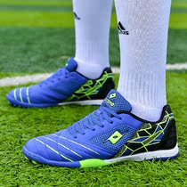 Sisailong childrens football shoes youth male and female primary school students in the test training velcro broken nails TF bottom 501