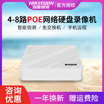 DS-7104 7108N-F1 4P Hikvision 4 8-channel POE network hard disk recorder NVR monitoring host