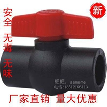 PE full plastic ball valve PE valve PE plastic valve PE hot melt valve PE pipe fittings 32-110