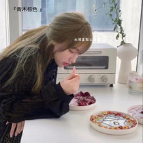 Cold tea Gray brown hair dye Flax Aoki brown Smoky fog brown hair dye cream White without bleaching popular color