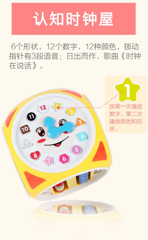 Dream Party Wisdom Kingdom Baby Trò chơi đa chức năng Bàn đa diện Đồ chơi giáo dục cho trẻ em - Đồ chơi nhạc cụ cho trẻ em đàn em bé