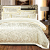 giải phóng mặt bằng mất châu Âu jacquard cao cấp satin bông khăn trải giường denim giường chăn bốn bộ đặc biệt - Bộ đồ giường bốn mảnh chăn ra gối nệm Bộ đồ giường bốn mảnh