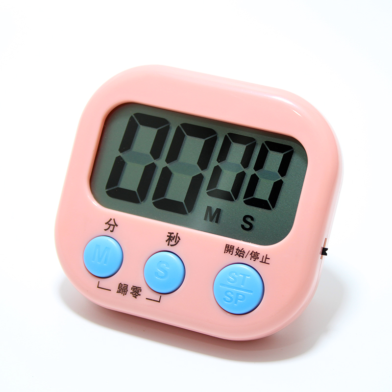Student Loud Cute Practical Bell Electronic Alarm Clock Seconds Meter Kitchen Timer Timer Timer Countdown Timer