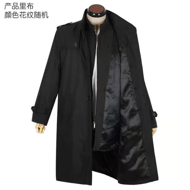 Winter Dad Pack Làm dày và kéo dài tuổi trung niên Áo khoác nam Alpaca áo gió phản quang