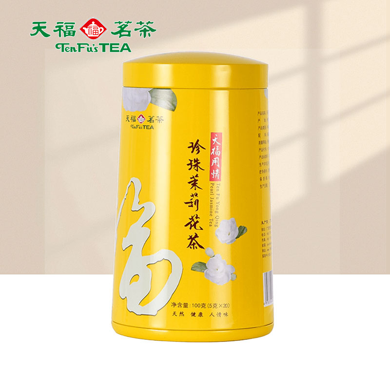 Tianfu Tea Jasmine Tea Pearl Guangxi Flower Scenting Herbal Tea Craft Tea Canned
