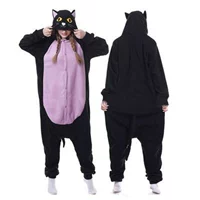 Фиолетовый черный кот