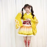 Lovelive Yukata Cosplay Daily Женская одежда Haimimaki Летний фестиваль Пробуждение короткая одежда Kuna Cose Yukata