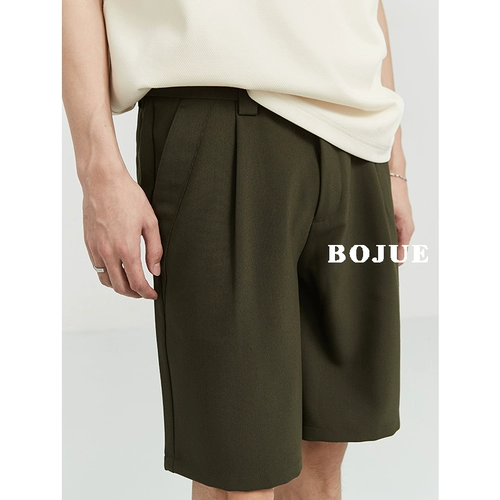 Костюм для отдыха, мужские шорты, летние тонкие штаны, в корейском стиле, свободный прямой крой