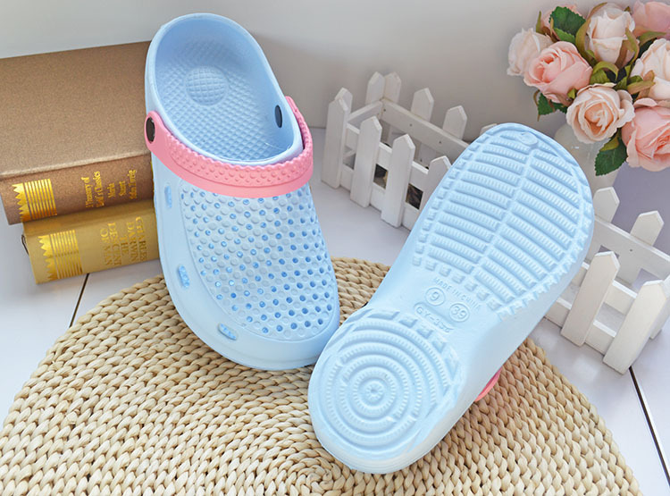Mùa hè y tá y tá dép rỗng lỗ không thấm nước giày Bao Đầu lưới dép nhựa nam giới và phụ nữ đi giày bãi biển sandal shondo