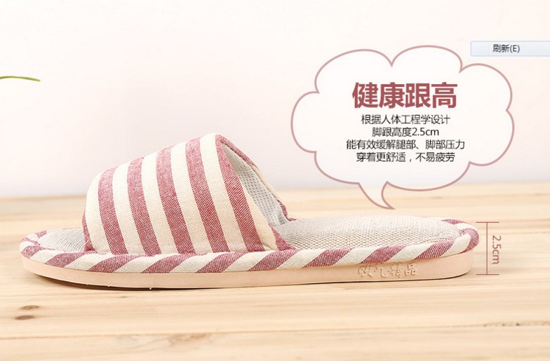 Mùa thu và mùa đông trong nhà dép bông khách sạn vải lanh kéo chống trượt đôi từ nam kéo nhà mát mẻ nữ dép nam đẹp