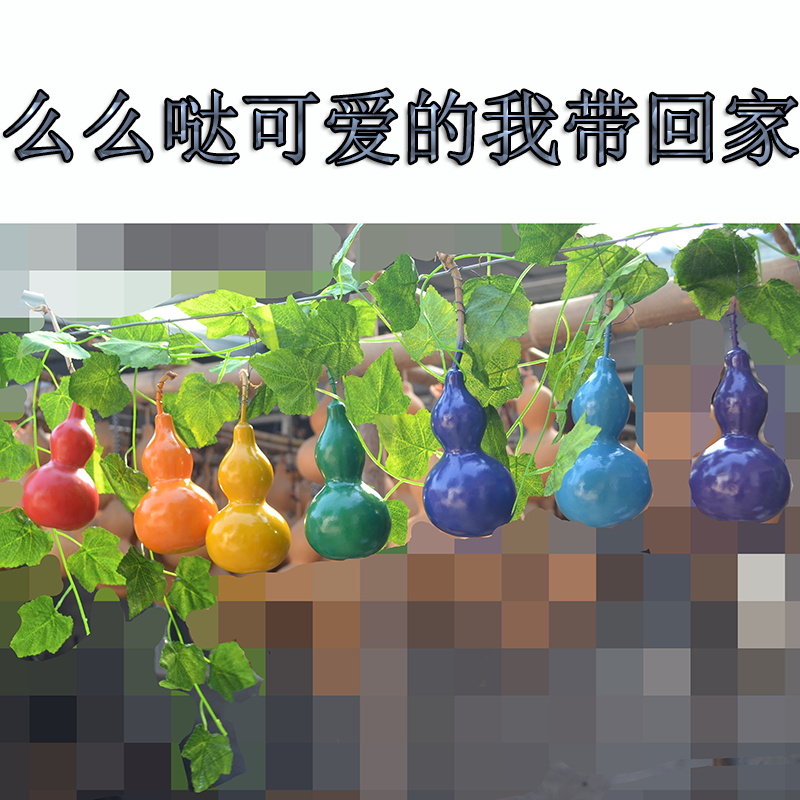 Bầu bầu đầy màu sắc tự nhiên trang trí nhà trẻ em bảo vệ môi trường sơn Palăng đồ chơi bảy màu bầu bé - Trang trí nội thất cách trang trí phòng khách nhà vuông