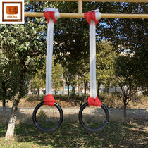 Adult household fitness equipment hoisting ring welding hoop solid indoor lumbar spine cervical traction stretching rehabilitation ring