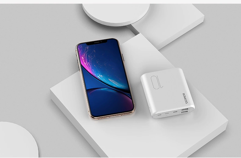 Roman Shi / romoss 10000 mAh nhỏ và đầy màu sắc tùy chọn di động Apple điện thoại di động in cô gái sáng tạo sạc kho báu chính thức sạc dự phòng phát wifi