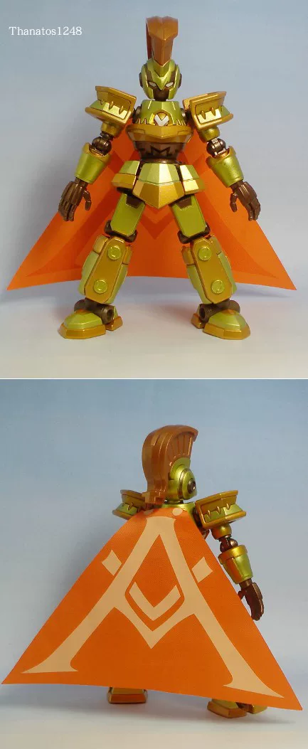 Bandai Super alloy finished carton fighter LBX Z mode Achilles V gold gold limited