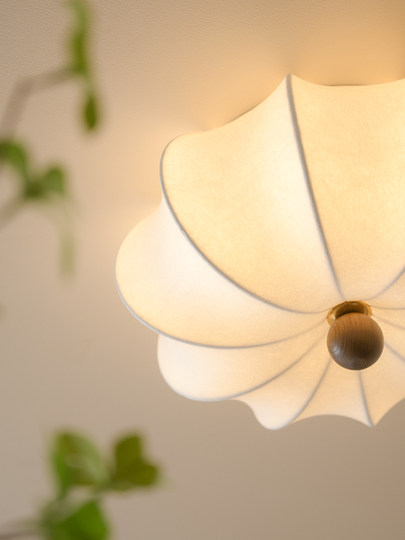 Cloud Ceiling Lamp 2025 New Model Bedroom Lamp Master Bedroom Lamp Vintage Wabi-Sabi Style Silk Pumpkin Lamp Top Quality