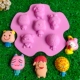 Nhanh tay thạch cao búp bê nhỏ khuôn vẽ tay thạch cao như khuôn silicone mẫu tự làm mẫu giáo mài mòn - Tự làm khuôn nướng khuôn bánh kẹp tàn ong bằng điện