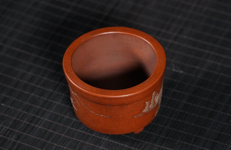Sớm màu tím cát chậu hoa nhỏ sắt sơn Xuan Minguo hoa nồi tất cả handmade bùn tím sơn chậu hoa đặc biệt cung cấp bình trà đất sét