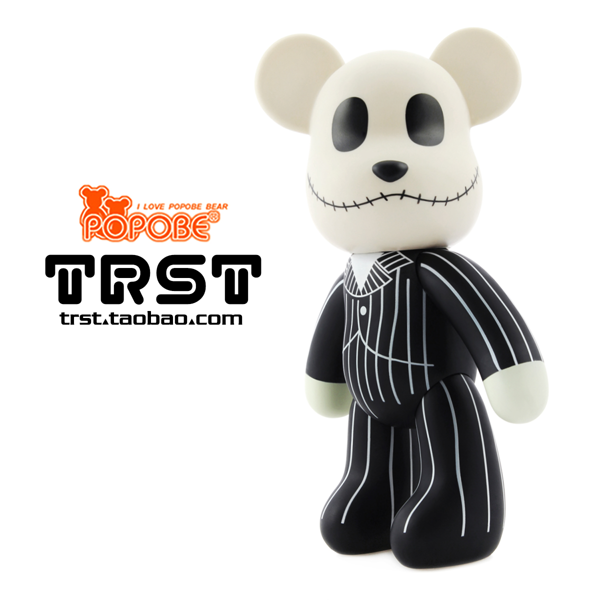 TRST POPOBE 正版暴力熊MOMO熊有骨氣3寸創意裝飾公仔玩偶