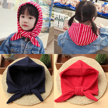 2020 autumn and winter new cotton baby hat children's ear protection hat baby pullover hat for boys and girls one knitted hat